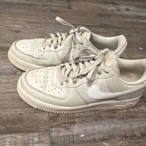 Grey/ light green Sneakers with White Accents